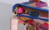 Handmade Floral Multicolour Patchwork Leather Handbag Tote
